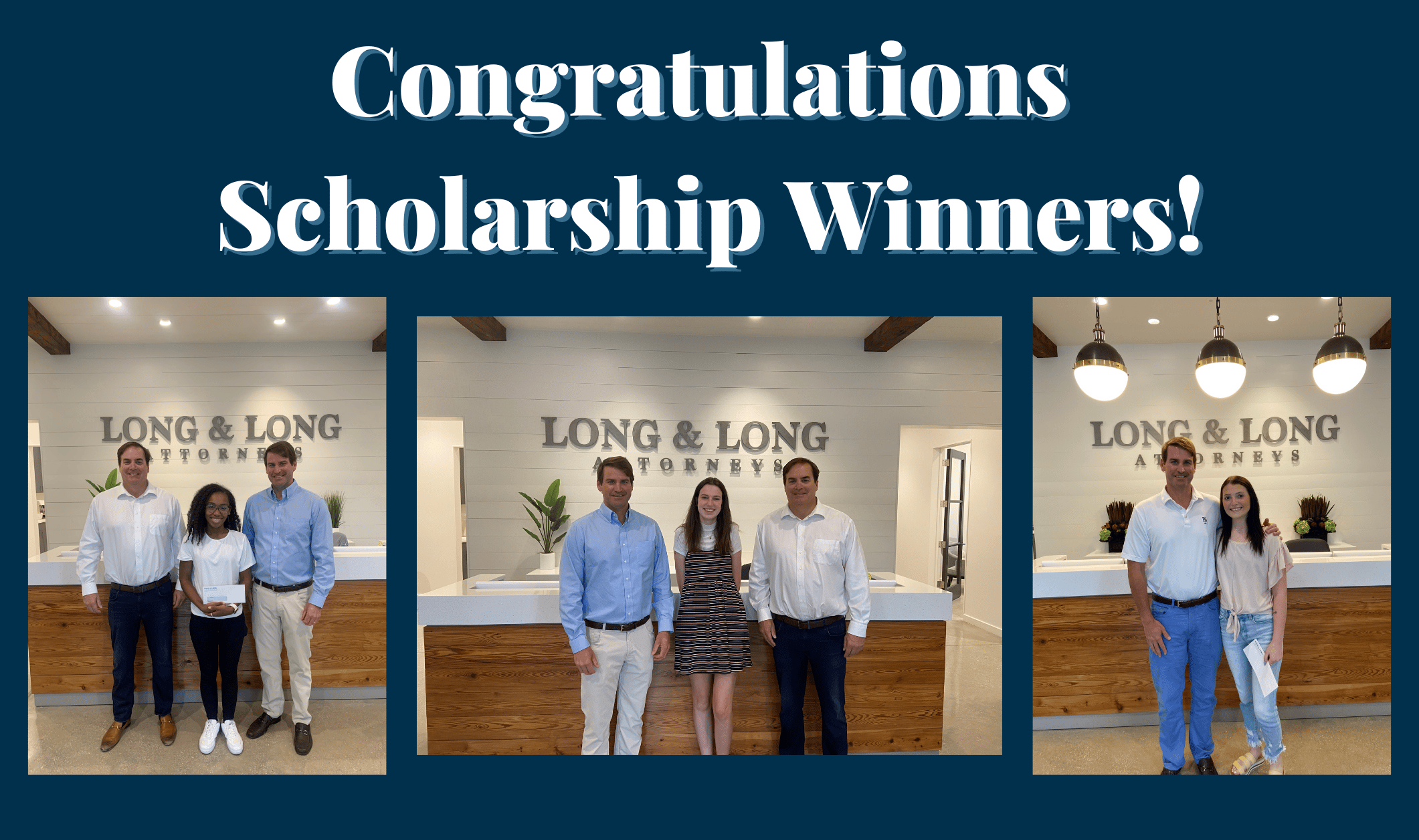 Family Caring for Family Scholarship winners.